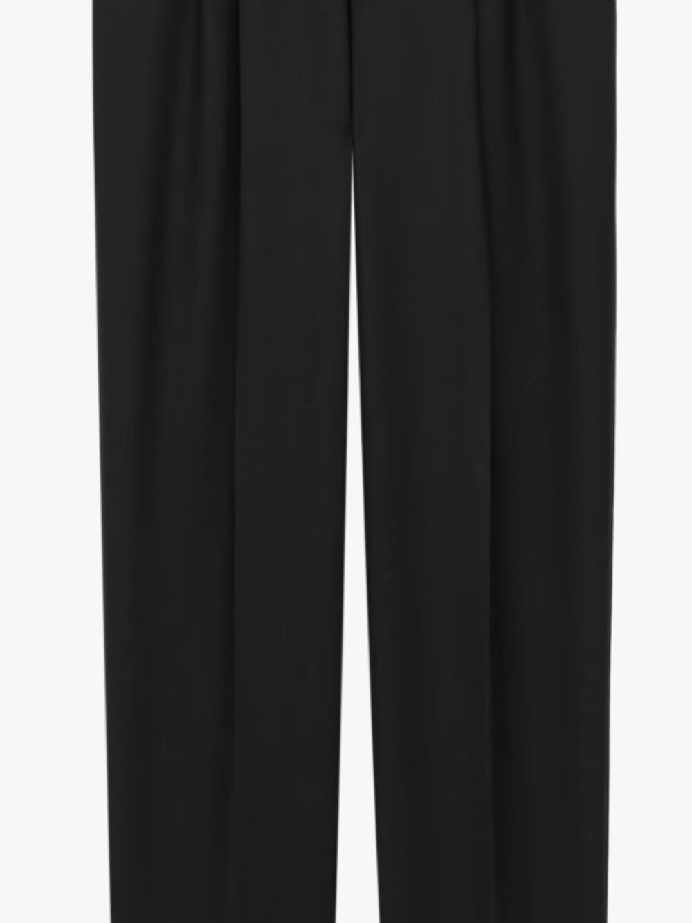 Saint Laurent - slim-fit pants in wool gabardine - Size 46